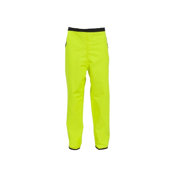 Reversible Rain Pants, Polyurethane/Nylon, Elastic Closure, Hi-Vis Lime / Black, Size 4X